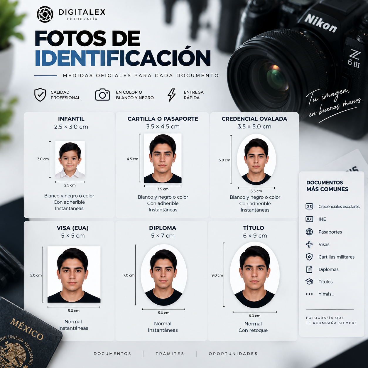 Servicio de Fotografía de identificación